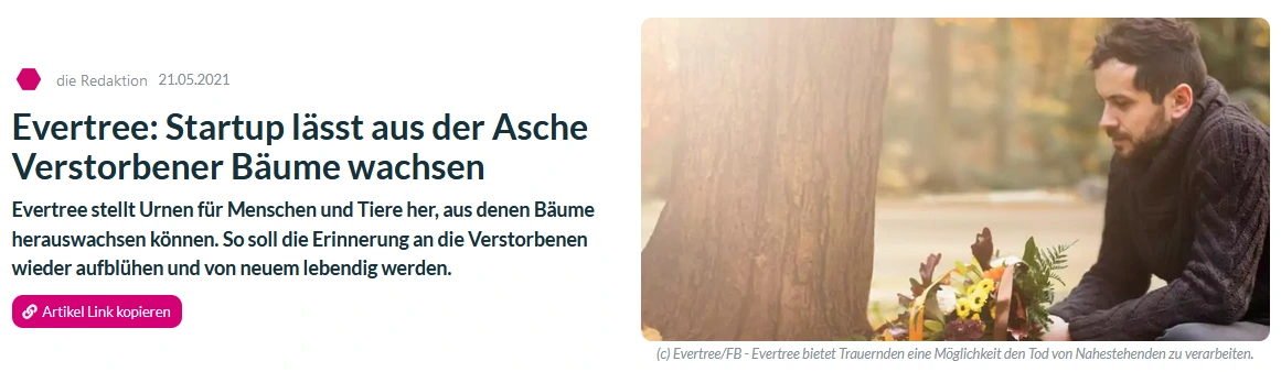 EVERTREE auf brutkasten